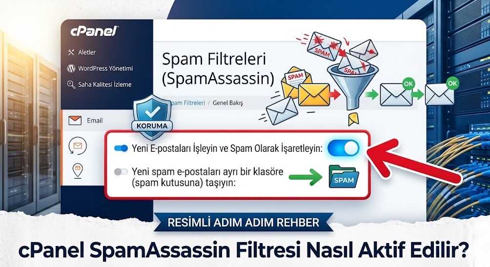 cPanel Spam Filtreleri (SpamAssassin) Nasıl Aktif Edilir?