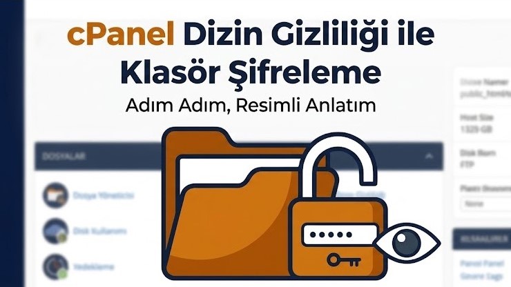 cPanel Klasörler Nasıl Şifrelenir? (Directory Privacy)