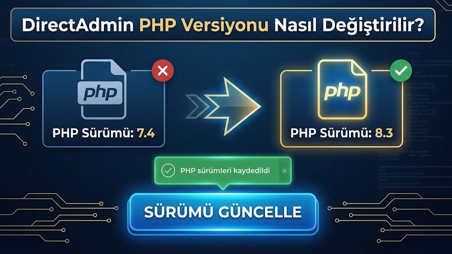 DirectAdmin PHP Versiyonu Nasıl Değiştirilir?