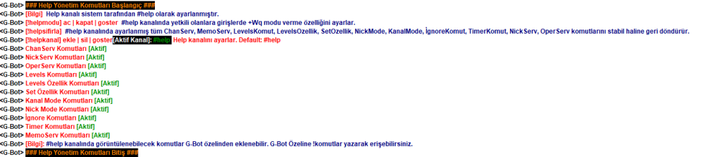ekershell'den Trkiye'de Bir lk, Linux Sistemde Kodlanm Yeni Nesil Gvenlik & IRC System Botu G-Bot